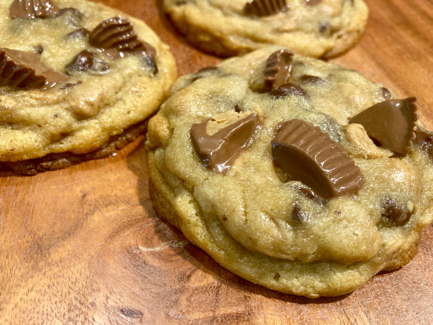 Chocolate and Peanut Butter Chip Reeses Cookie