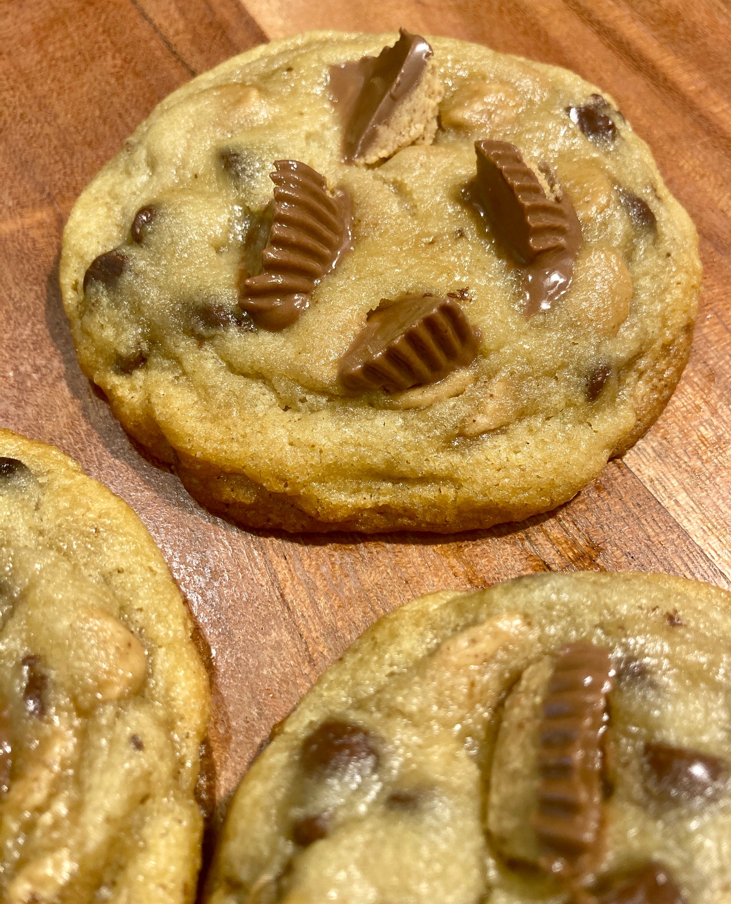 Chocolate and Peanut Butter Chip Reeses Cookie