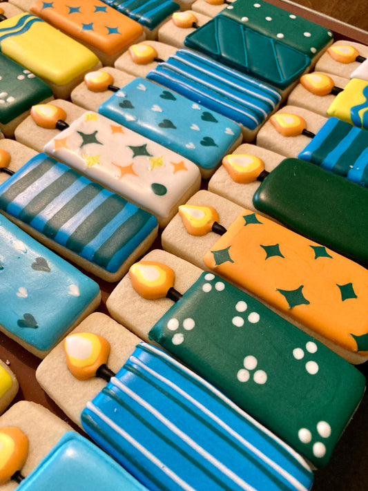 Custom Birthday Candle Cookies