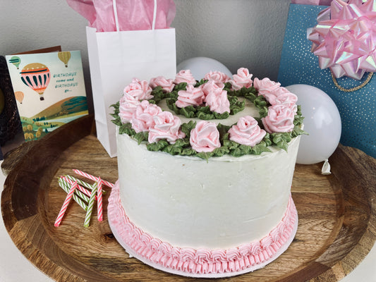 White Chocolate Ganache Raspberry Cake Slice