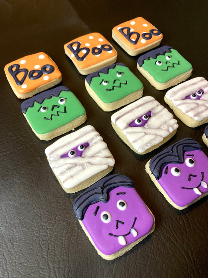 Mini Monsters Decorated Sugar Cookies