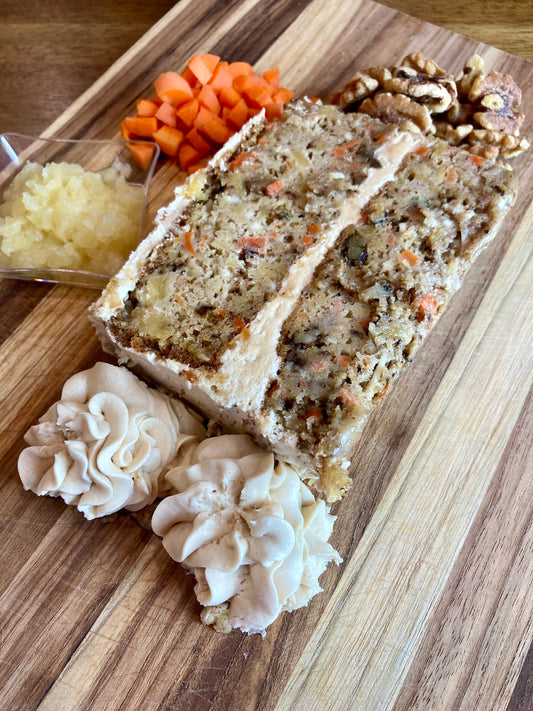 Carrot Cake with Biscoff Frosting