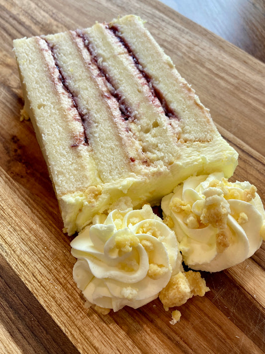 Lemon Raspberry Cake - SLICE