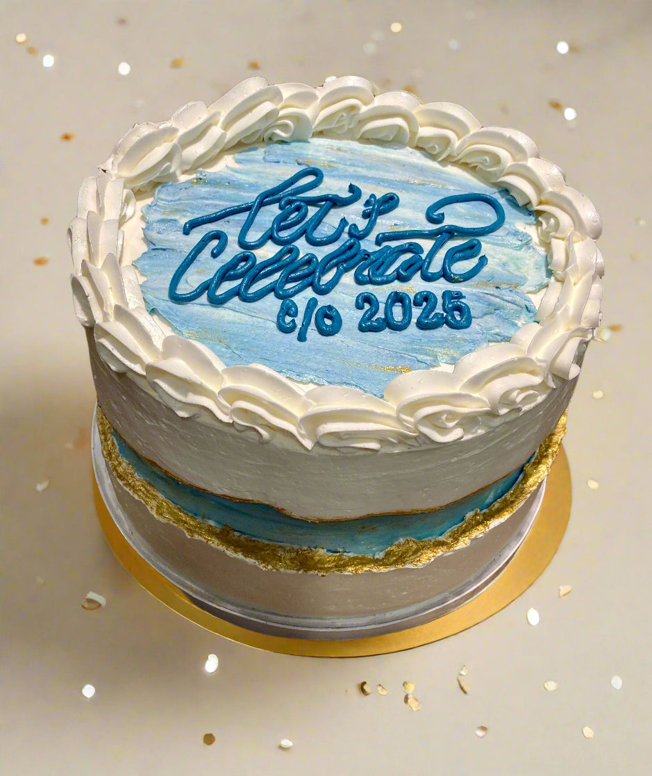 8" Three Layer  (Chocolate, Almond or Vanilla) Cake