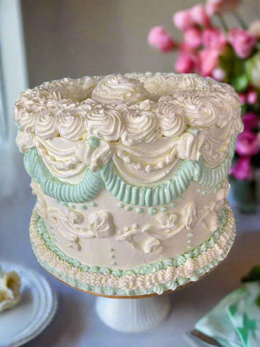 6" Three (Chocolate, Almond or Vanilla) Layer Cake
