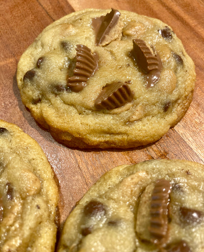 Chocolate and Peanut Butter Chip Reeses Cookie