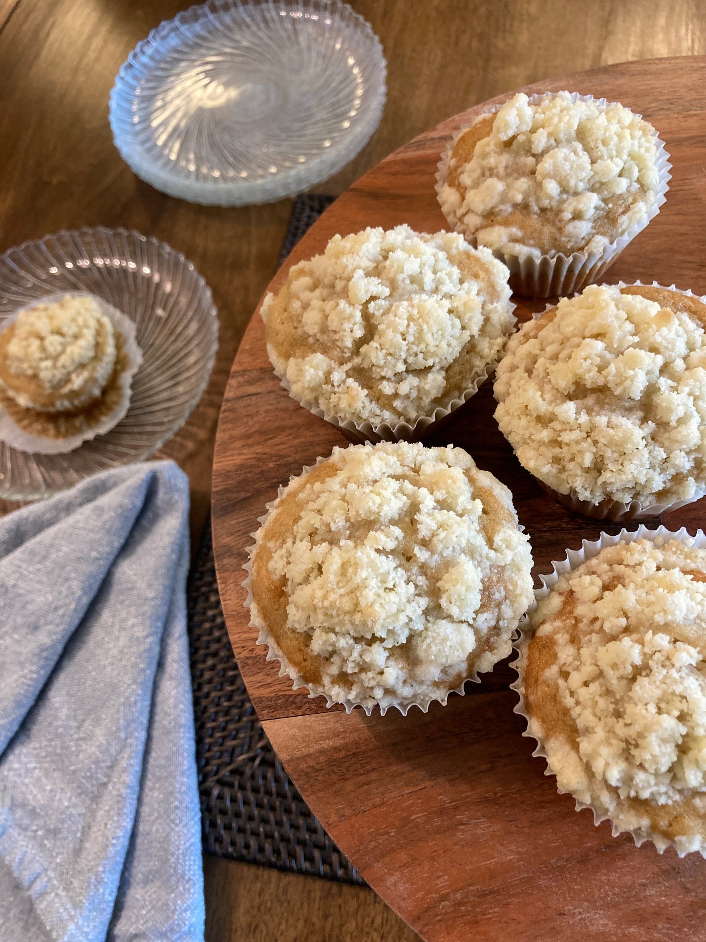 Blueberry Muffin with a Streusel Topping